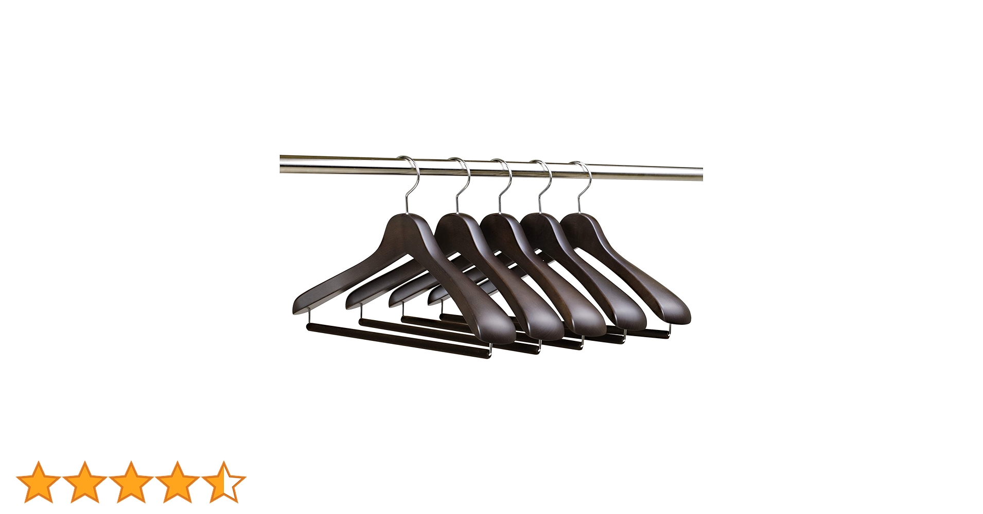 【美品】 ナカタハンガー 木製メンズ スーツハンガー 4本セット Amazon.co.jp: 【ナカタハンガー】日本製 木製メンズ スーツハンガー 5